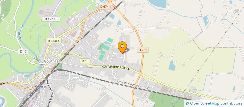 localisation de l'entreprise MONSIEUR ERIC MENESPLIER  COUTRAS