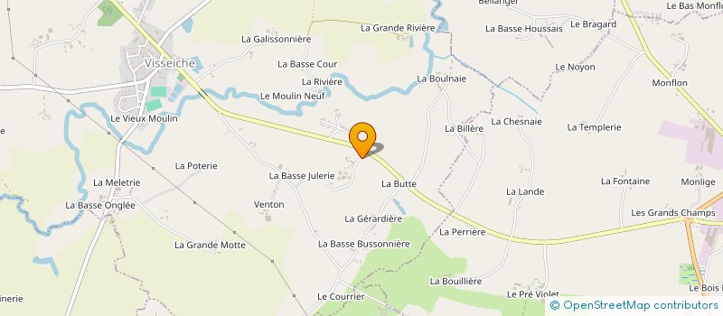 localisation de l'entreprise MONSIEUR ERIC MENEUX  VISSEICHE