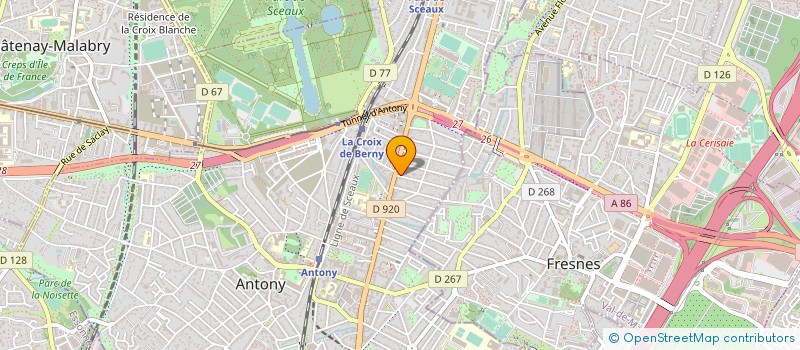 localisation de l'entreprise MONSIEUR ERIC MENIER à ANTONY