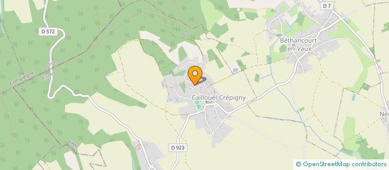 localisation de l'entreprise MONSIEUR ERIC MENNESSIER  CAILLOUEL-CREPIGNY