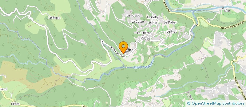 localisation de l'entreprise MONSIEUR ERIC MENUT  RIBES