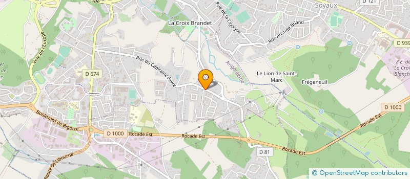 localisation de l'entreprise MONSIEUR ERIC MERCIER à ANGOULEME