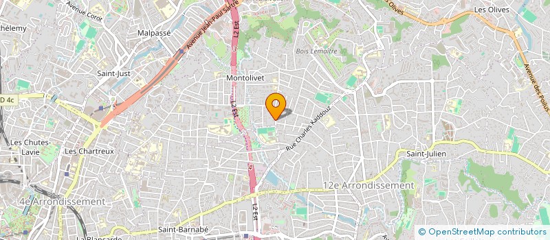 localisation de l'entreprise MONSIEUR ERIC MERCIER à MARSEILLE