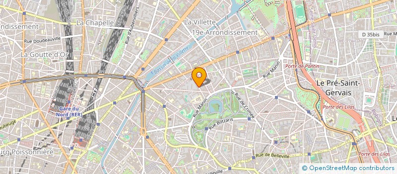 localisation de l'entreprise MONSIEUR ERIC MERCIER  PARIS