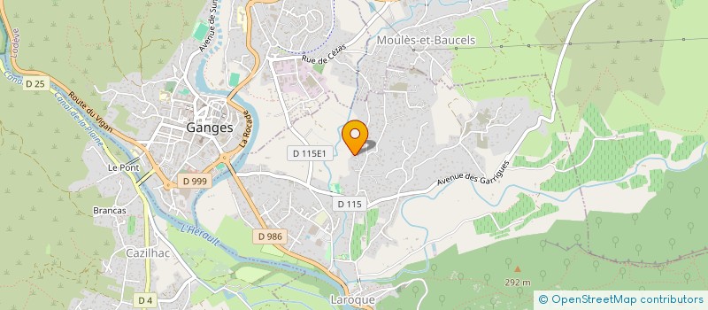 localisation de l'entreprise MONSIEUR ERIC MERCIER  LAROQUE