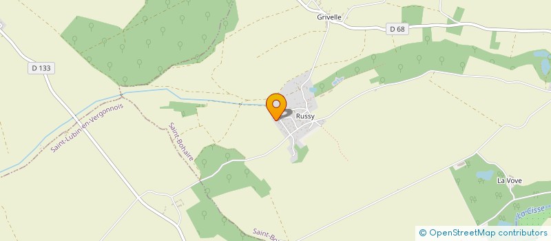 localisation de l'entreprise MONSIEUR ERIC MERCIER  SAINT-BOHAIRE