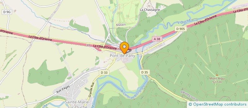 localisation de l'entreprise MONSIEUR ERIC MEREAUX  SAINTE-MARIE-SUR-OUCHE