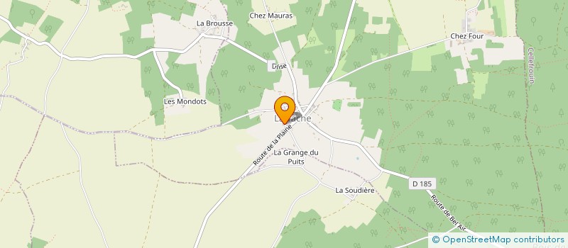 localisation de l'entreprise MONSIEUR ERIC MERIGEAUX à CHASSENEUIL-SUR-BONNIEURE