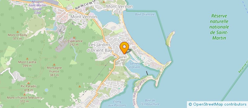 localisation de l'entreprise MONSIEUR ERIC MERMOZ  SAINT MARTIN