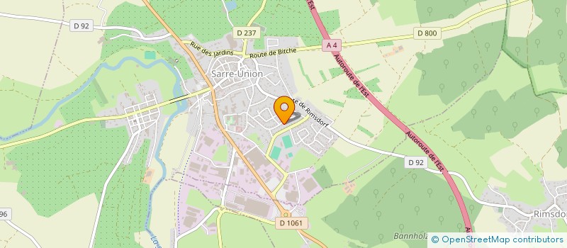 localisation de l'entreprise MONSIEUR ERIC MESSEMER  SARRE-UNION