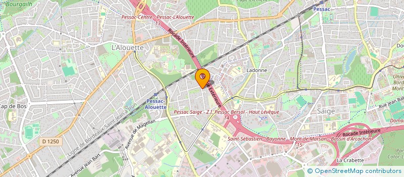 localisation de l'entreprise MONSIEUR ERIC MESTADIER  PESSAC