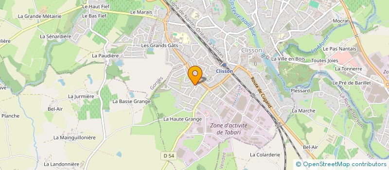 localisation de l'entreprise MONSIEUR ERIC METAIS à CLISSON