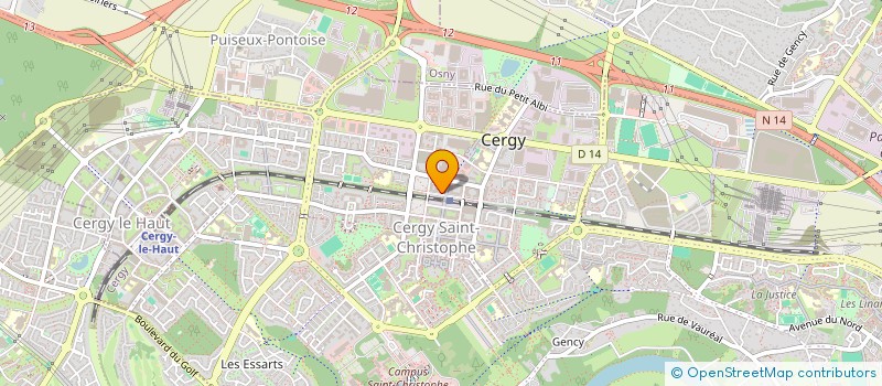localisation de l'entreprise MONSIEUR ERIC METENS à CERGY