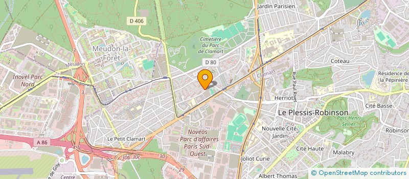 localisation de l'entreprise MONSIEUR ERIC MEUNIER à CLAMART
