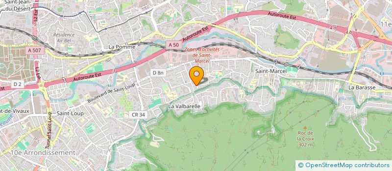 localisation de l'entreprise MONSIEUR ERIC MEURET à MARSEILLE