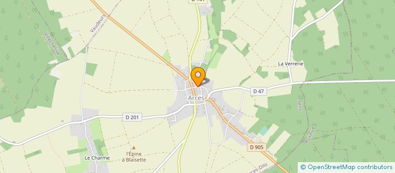 localisation de l'entreprise MONSIEUR ERIC MEYER  ARCES-DILO