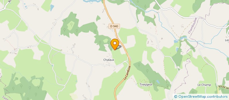 localisation de l'entreprise MONSIEUR ERIC MEYRIGNAC  CHAMBOULIVE