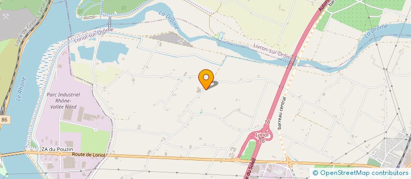 localisation de l'entreprise MONSIEUR ERIC MICHALET  LORIOL SUR DROME