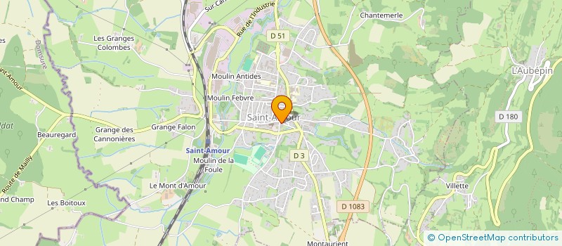 localisation de l'entreprise MONSIEUR ERIC MICHEL à SAINT-AMOUR