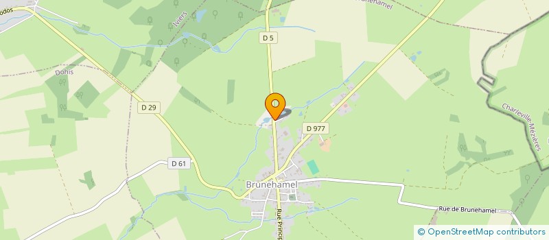 localisation de l'entreprise MONSIEUR ERIC MICHEL  BRUNEHAMEL