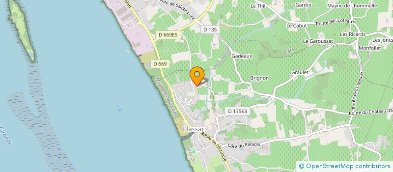 localisation de l'entreprise MONSIEUR ERIC MICHEL SEYFRITZ  PLASSAC