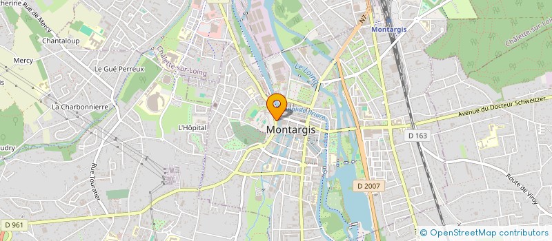 localisation de l'entreprise MONSIEUR ERIC MICHELET à MONTARGIS