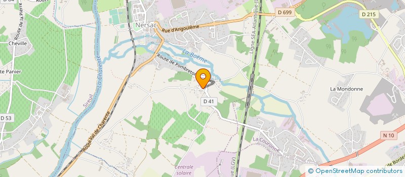 localisation de l'entreprise MONSIEUR ERIC MIGNE  NERSAC