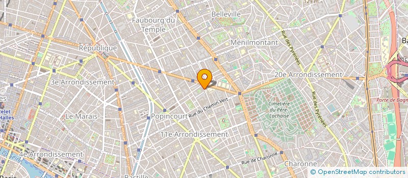 localisation de l'entreprise MONSIEUR ERIC MILLIARD  PARIS