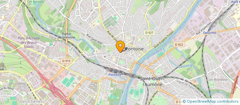 localisation de l'entreprise MONSIEUR ERIC MILOCHAU à PONTOISE