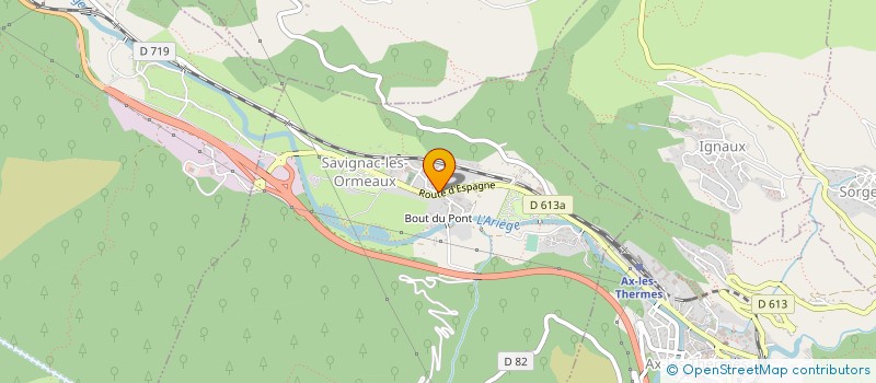 localisation de l'entreprise MONSIEUR ERIC MINA à SAVIGNAC-LES-ORMEAUX