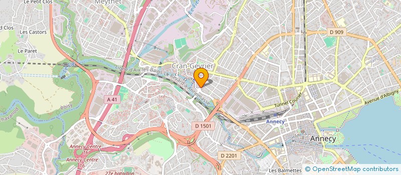 localisation de l'entreprise MONSIEUR ERIC MINEN à ANNECY