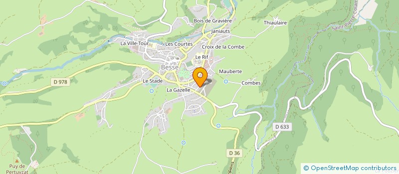 localisation de l'entreprise MONSIEUR ERIC MINET  BESSE-ET-SAINT-ANASTAISE