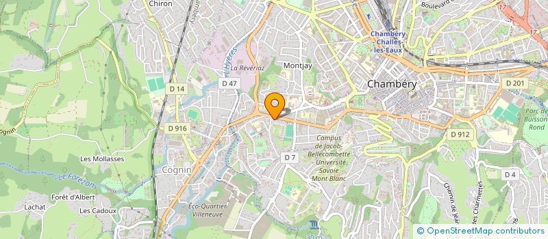 localisation de l'entreprise MONSIEUR ERIC MINOZ à CHAMBERY