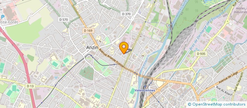 localisation de l'entreprise MONSIEUR ERIC MIOSSEC  ANZIN