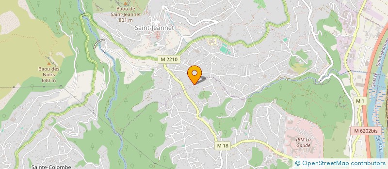 localisation de l'entreprise MONSIEUR ERIC MIRY  ST JEANNET