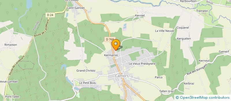 localisation de l'entreprise MONSIEUR ERIC MOEC  CAMORS