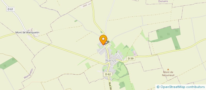 localisation de l'entreprise MONSIEUR ERIC MOERMAN  WARLUS