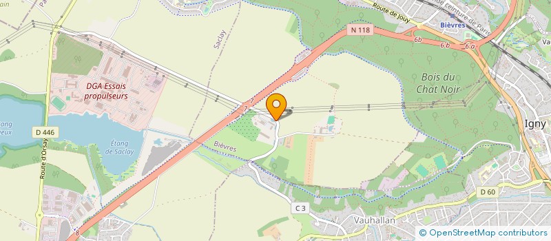 localisation de l'entreprise MONSIEUR ERIC MOINARD  PALAISEAU