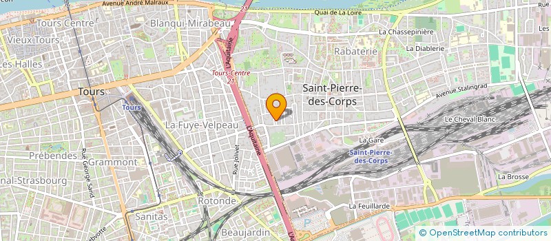 localisation de l'entreprise MONSIEUR ERIC MOISY  SAINT-PIERRE-DES-CORPS