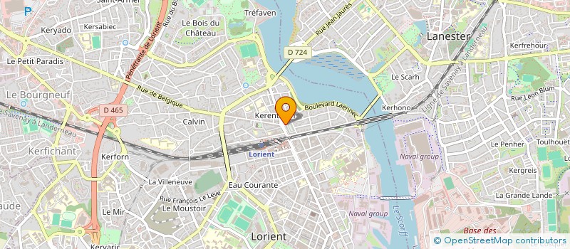 localisation de l'entreprise MONSIEUR ERIC MOIZAN  LORIENT