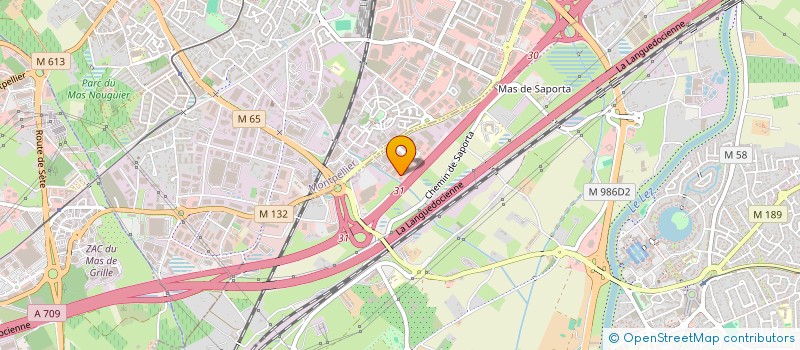 localisation de l'entreprise MONSIEUR ERIC MOLINA à LATTES