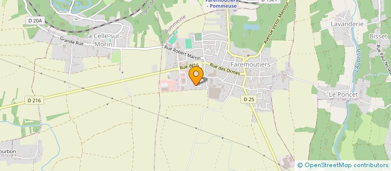 localisation de l'entreprise MONSIEUR ERIC MONCHATRE  FAREMOUTIERS