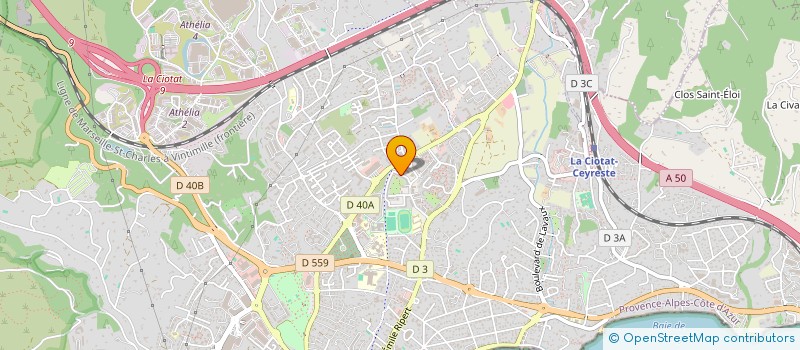 localisation de l'entreprise MONSIEUR ERIC MONDON  LA CIOTAT