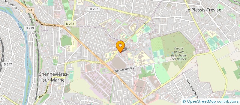 localisation de l'entreprise MONSIEUR ERIC MONGAULT  CHENNEVIERES-SUR-MARNE