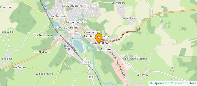 localisation de l'entreprise MONSIEUR ERIC MONGEOT  TOUCY