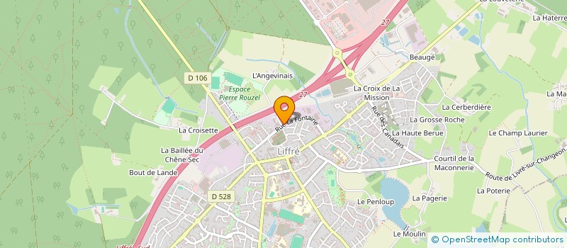 localisation de l'entreprise MONSIEUR ERIC MONGODIN  LIFFRE