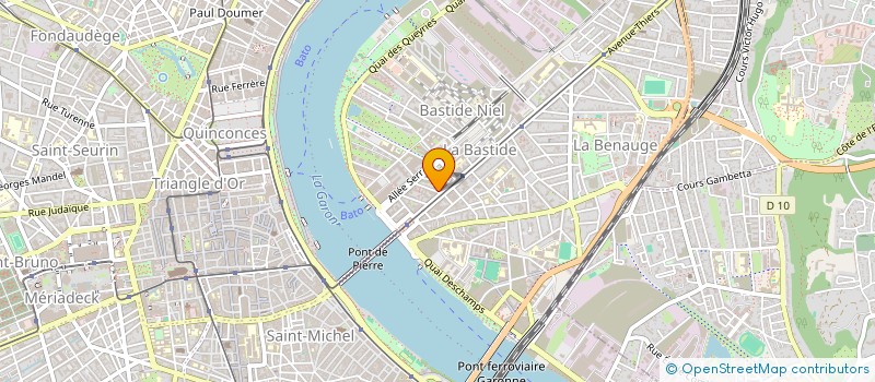 localisation de l'entreprise MONSIEUR ERIC MONIEZ à BORDEAUX