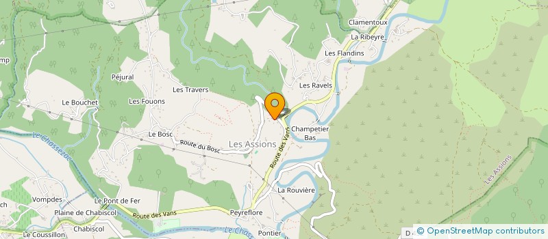 localisation de l'entreprise MONSIEUR ERIC MONIN  LES ASSIONS