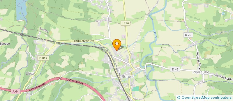 localisation de l'entreprise MONSIEUR ERIC MONTANER  BORDES