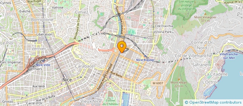 localisation de l'entreprise MONSIEUR ERIC MONTARIOL  NICE